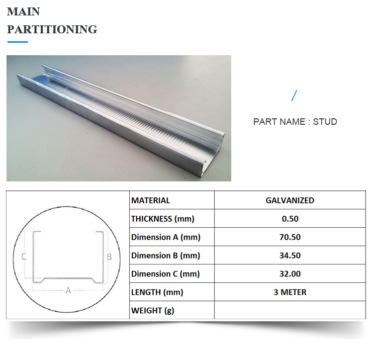 Light Keel And Stud Sheet Steel Drywall Profile Forming Machine Light Steel Keel Roll Forming Machine