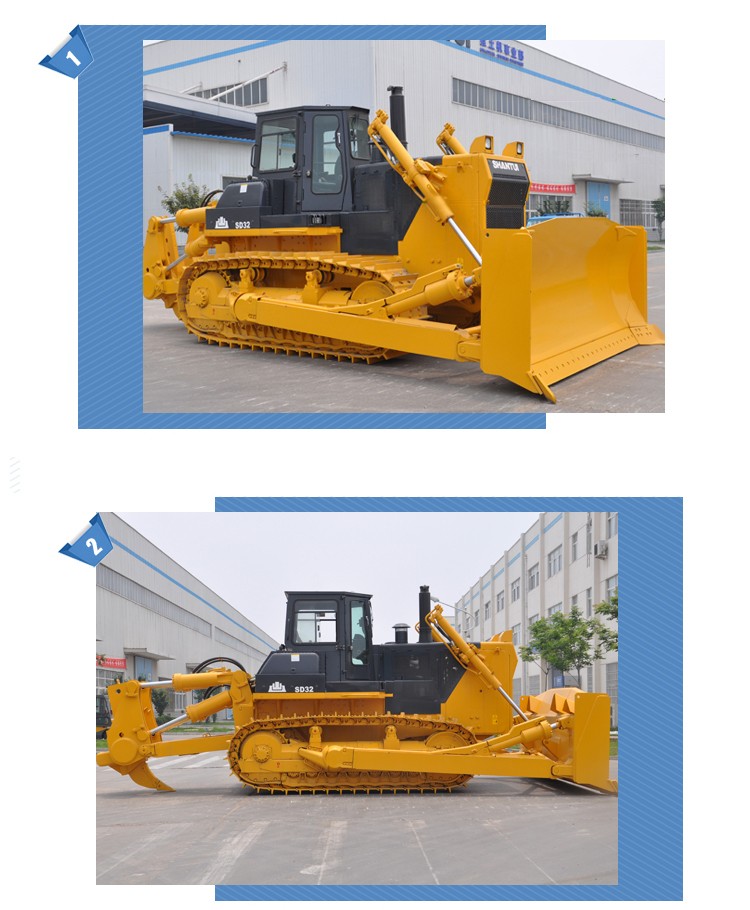 Hydraulic shandong bulldozer with high efficency