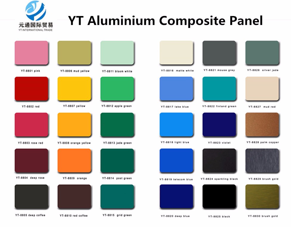 Long Life Span ACP Wall Cladding Aluminium Composite Panel