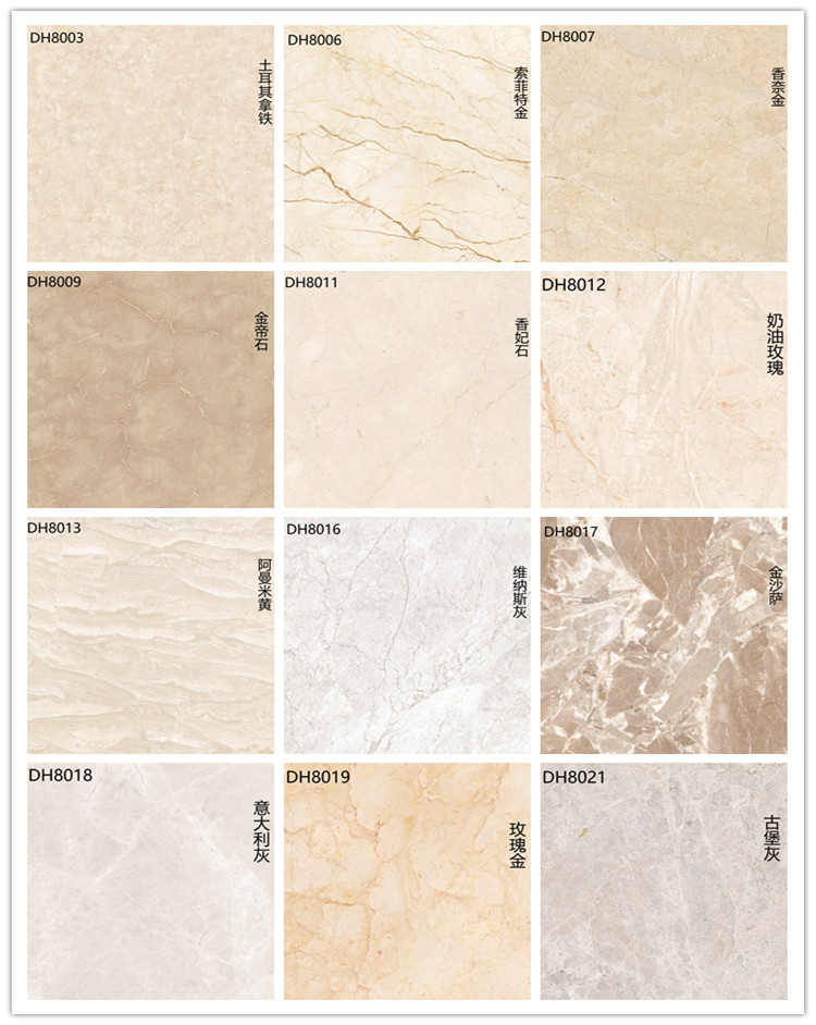 800x800 Super White Full Glazed Ceramic Floor Tile