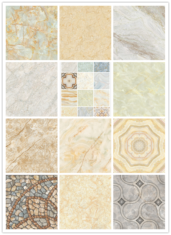 Flower Ceramic Floor Tile 80x80/60x60 Floor Tiles Factory in Linyi City
