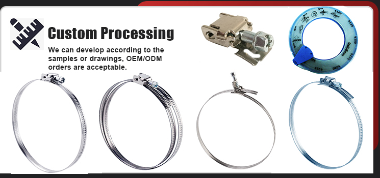 Manufacturer Prices Stainless Steel Quick Release Lock Install Hose Pipe Clamp
